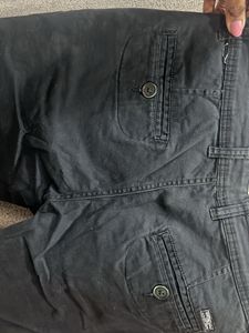 Men's Black Cargo Shorts