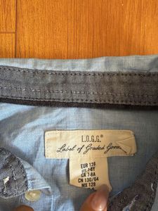 Light Blue Long Sleeve Button-Up Shirt