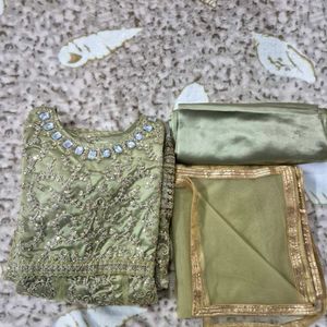 Elegant Embroidered Anarkali Suit