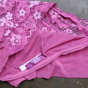 Pink Lace Bra &amp; Panty Set