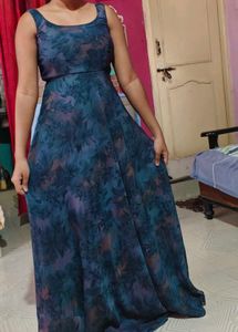 Bohemian Floral Print Maxi Dress