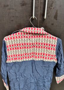 Stylish Blue Printed Kurta