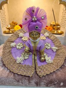 Beautiful Lavender dress for laddu gopal ji.size 4