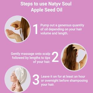 NATYV SOUL Enriched Hair Oil with Apple Seed