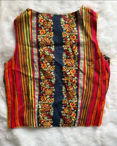 Reversible Vibrant Floral Print jacket