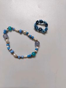 Boho Beaded Bracelet &amp; Ring Set
