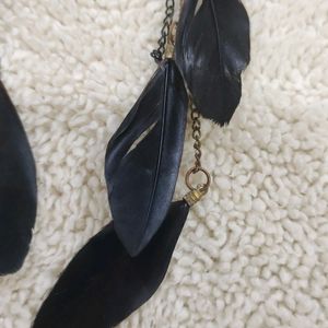 Feather earing