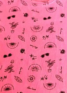 Cute Pink Graphic T-Shirt
