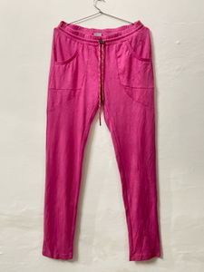 Vibrant Pink Wide Leg  Pants