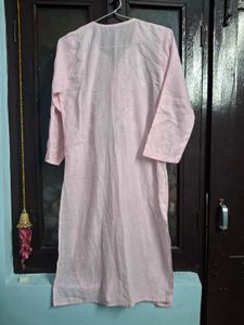 Beautiful Pink Chikankari Kurta