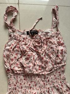 Floral Smocked Cami Top