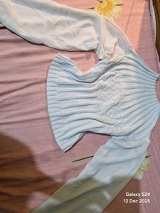 Stylish White Knit Top