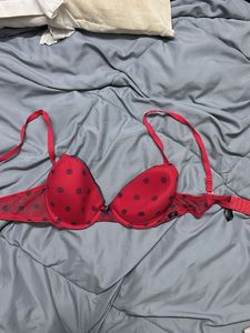 Red Polka Dot Bra