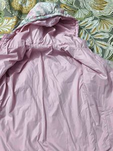 Adorable Floral Puffer Reversible Jacket for Kids