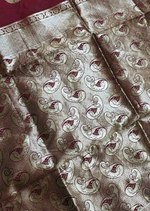 Elegant Maroon Silk Saree