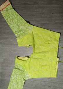 Green Embroidered Lehenga Set