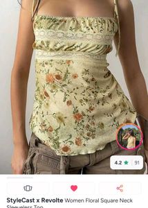 Stylecast Floral Spaghetti Strap Camisole Top