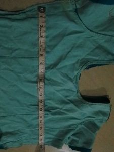 Sea Green Colour Skirt And Top Set