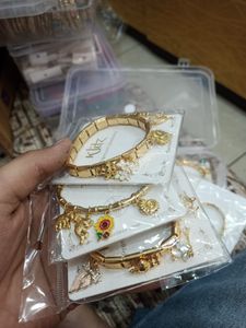 Gold Tone Charm Bracelets