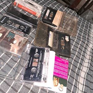 5 vintage English audio casettes