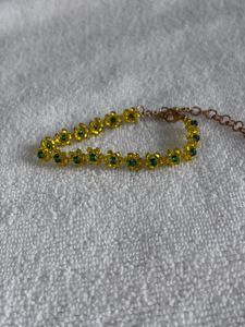 Beaded Flower Bracelet