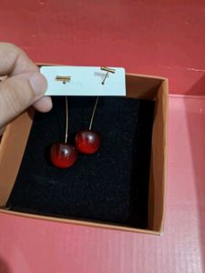 cute cherry 🍒 dangler earrings