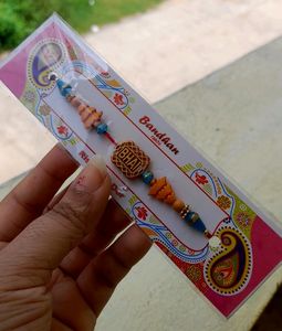 10 Pieces Handmade Rakhi - 'Bhai'