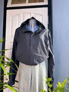 Stylish Grey Hooded Jacket