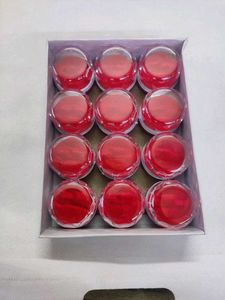 Premium Red Round Ring Box Set (12 Pieces) | Jewel