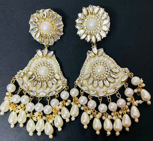 Fancy Party Wear Have Long Size Earrings