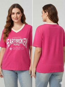 Hot Pink Heartbroken Graphic Tee