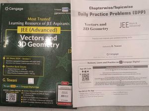 Cengage JEE Advanced Vectors and 3D Geometry Book