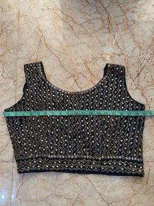 Blue lehnga set (Blouse)