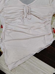 Savana Nude Colour Net Top