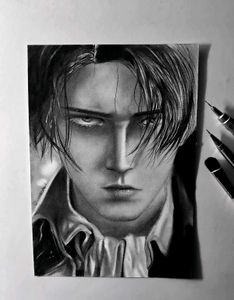 Levi Realistic Sketch | Attack on Titan Fan Art