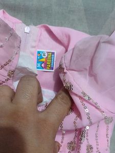 Pink sharara set