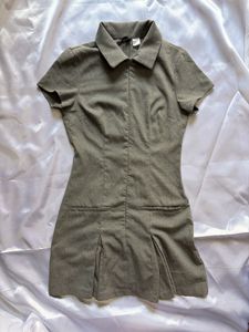 H&M Classic Collared Short Sleeve Dress