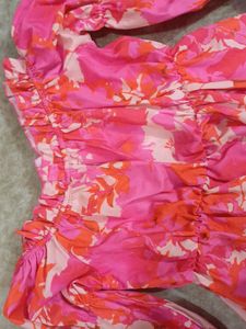 Off Shoulder Top Multicolor Stretchable