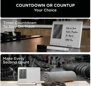 Digital Timer &amp; Mini Whiteboard Organizer