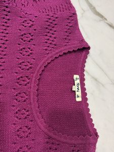 Purple Knit Sweater