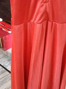 Elegant Coral Dress for Girls