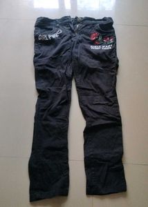 Y2K Girl Power Graphic Pants