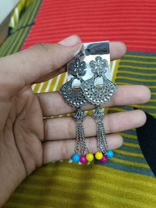 Bohemian Dangle Earrings with Colorful Beads