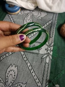 Elegant Green Bangles