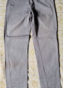 Grey Straight Leg Pants