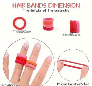 100 pcs of rubber band for females....