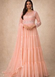 new Embroidered Ethnic Gown