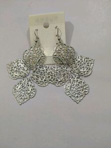Beautiful Silver Plated Earrings Bought From Dubai