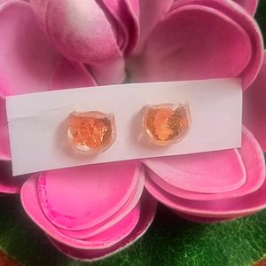 Resin Handmade Stud Earring