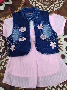 Cute Denim Jacket Dress for Girls